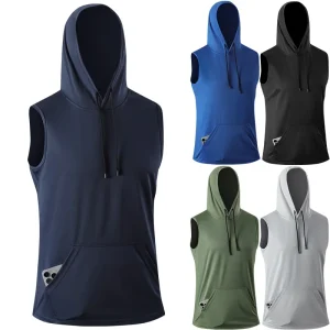 [USA Size] Quick-Dry GYM T-Shirt Sports Streetwear Fashion Hoodie T Shirt Black 2025 Summer Short Sleeves Top Tees Tshirt